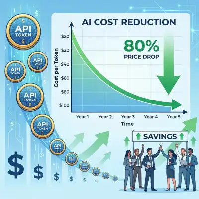 Grafico che mostra riduzione costi con monete diminuenti
