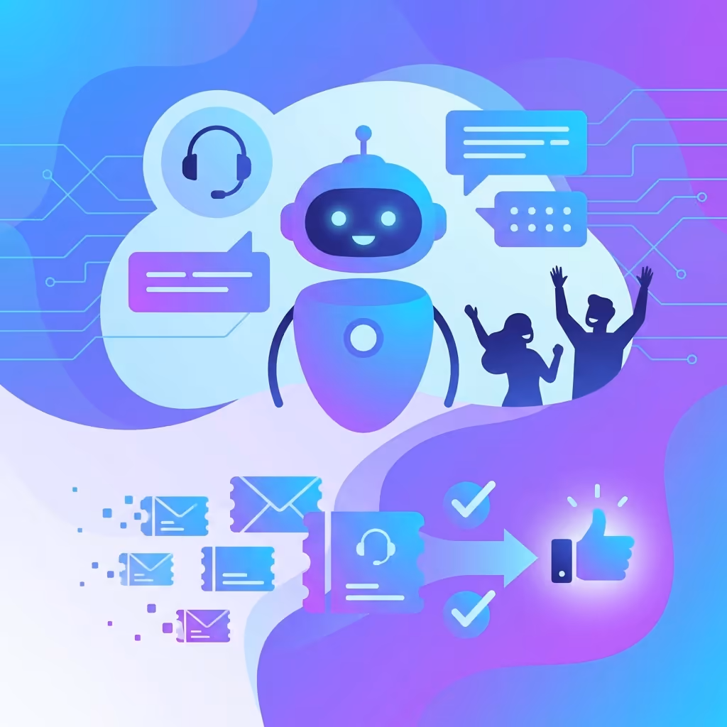 Chatbot IA che risponde automaticamente ai clienti