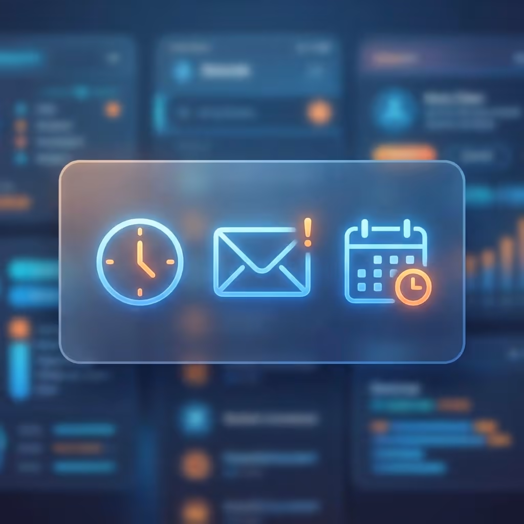 Notifica di promemoria email automatizzata con orologio